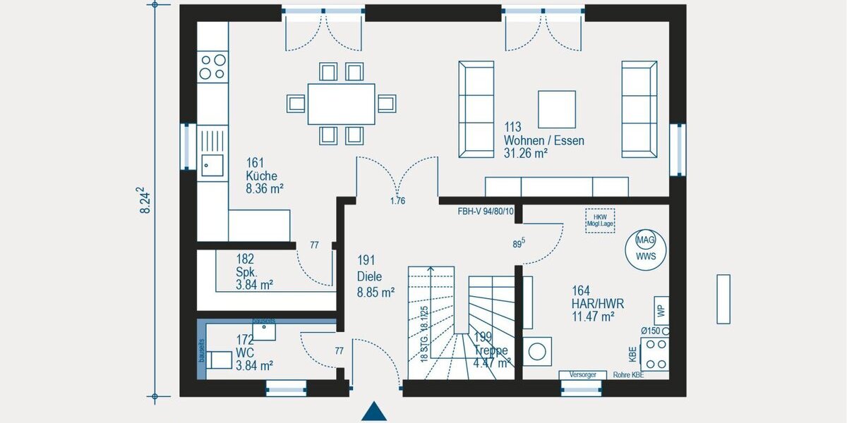 Individuell geplantes Einfamilienhaus in Mühlacker - Flexibler Wohntraum mit allkauf-Service - Einfamilienhaus Mühlacker | Angebot:27439226