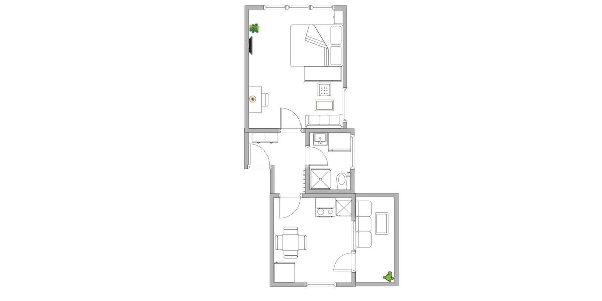 Hochparterre Fellbach - 1.5 Zimmer, 35 m&sup2;, 720&euro; | Angebot:26414153