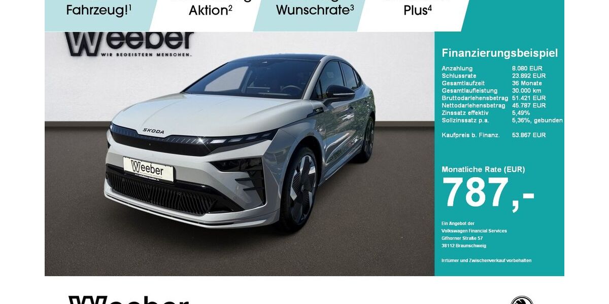 Skoda Enyaq 15.000 km 53.867 &euro; Weil der Stadt 71263