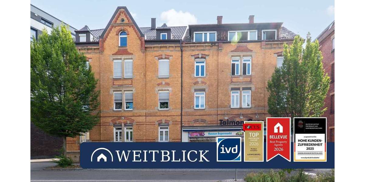 Etagenwohnung Ludwigsburg Pflugfelden - 4 Zimmer, 105 m&sup2;, 379.000&euro; | Angebot:26990941