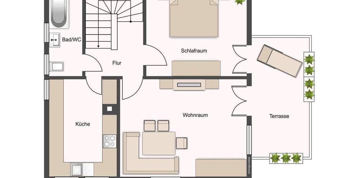 Einfamilienhaus Stuttgart Vaihingen - 4 Zimmer, 100 m&sup2;, 415.000&euro; | Angebot:25746203