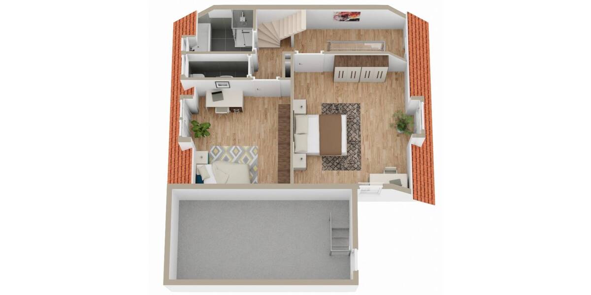 Doppelhaushälfte Stuttgart Degerloch - 4 Zimmer, 105 m&sup2;, 350.000&euro; | Angebot:26616854
