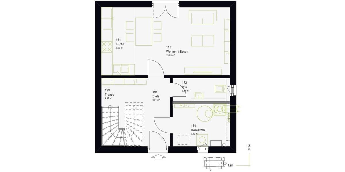 Einfamilienhaus Sachsenheim Großsachsenheim - 5 Zimmer, 90 m&sup2;, 429.000&euro; | Angebot:25968750