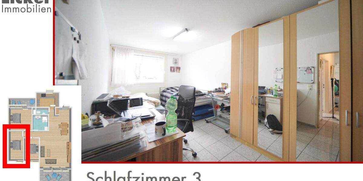 Etagenwohnung Winnenden Schelmenholz - 4 Zimmer, 108 m&sup2;, 330.000&euro; | Angebot:25677884