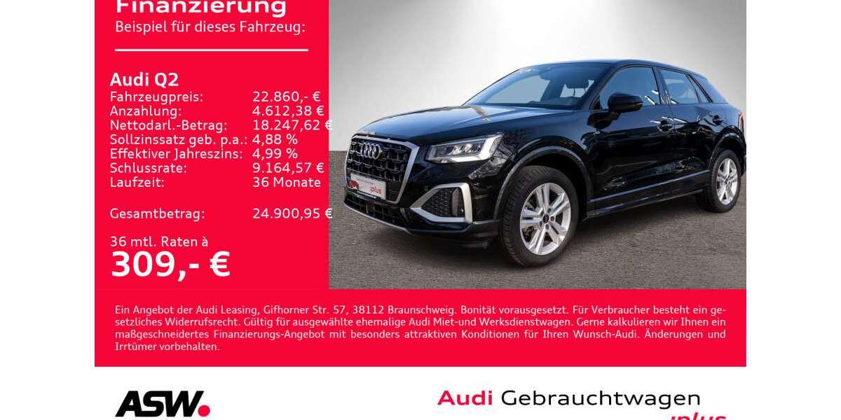 Audi Q2 41.600 km 22.860 &euro; Heilbronn 74074