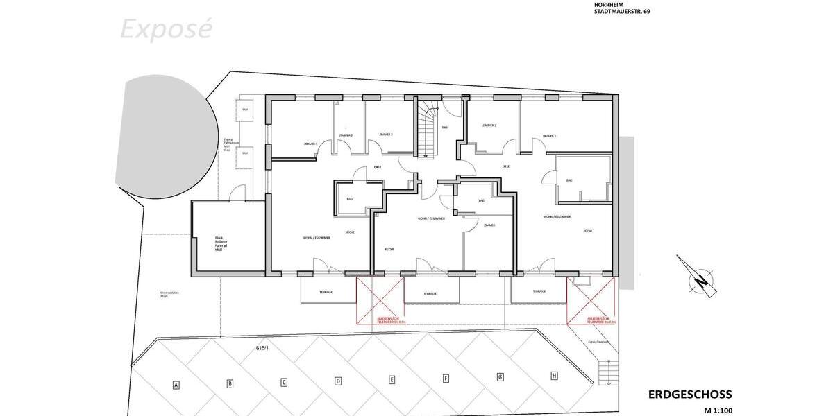 Etagenwohnung Vaihingen an der Enz - 4 Zimmer, 82 m&sup2;, 1.110&euro; | Angebot:25051722