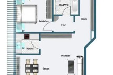 Wohnung Leonberg - 2.5 Zimmer, 60 m&sup2;, 900&euro; | Angebot:25719326