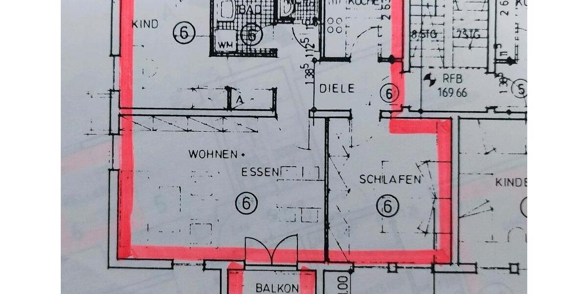 Etagenwohnung Heilbronn Horkheim - 3 Zimmer, 73 m&sup2;, 980&euro; | Angebot:25517082