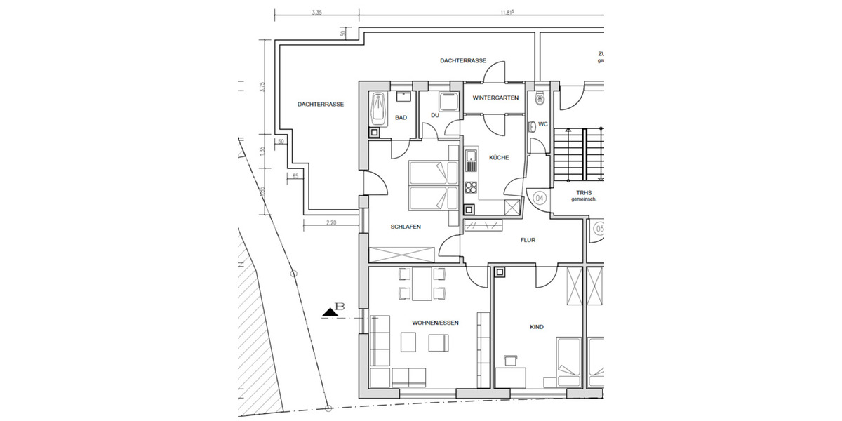 Etagenwohnung Stuttgart Stuttgart-West - 3 Zimmer, 103 m&sup2;, 412.000&euro; | Angebot:24788391