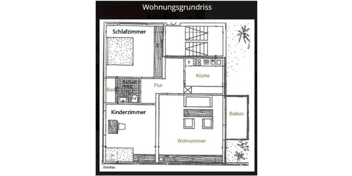 Etagenwohnung Heilbronn Horkheim - 3 Zimmer, 67 m&sup2;, 239.000&euro; | Angebot:24614156