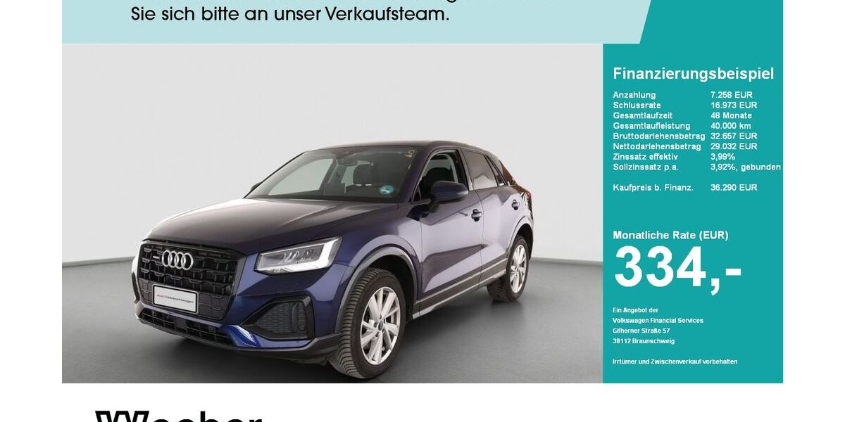Audi Q2 20.559 km 36.090 &euro; Weil der Stadt 71263