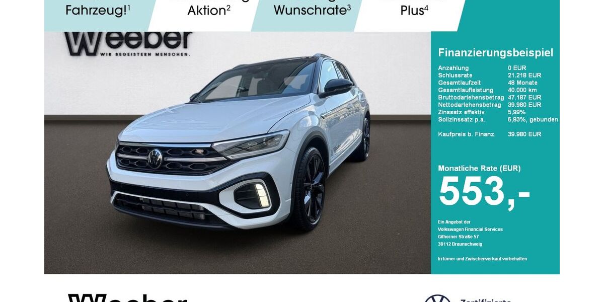 VW T-Roc 3.000 km 38.399 &euro; Weil der Stadt 71263