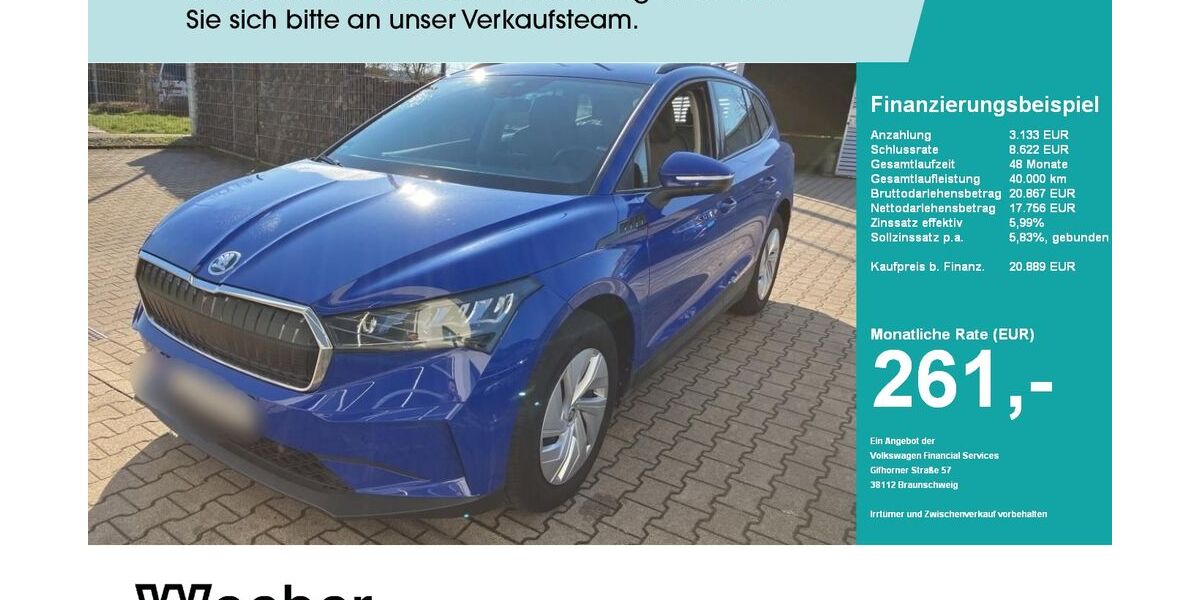 Skoda Enyaq 63.268 km 20.889 &euro; Weil der Stadt 71263