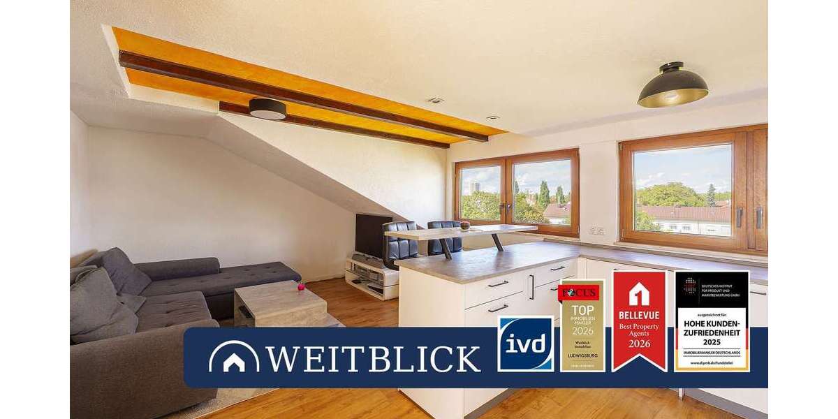 Etagenwohnung Kornwestheim - 3 Zimmer, 46 m&sup2;, 169.000&euro; | Angebot:27532350