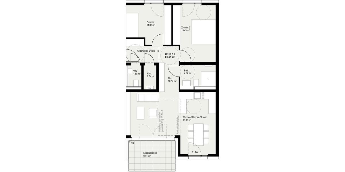 Etagenwohnung Esslingen am Neckar Pliensauvorstadt - 3.5 Zimmer, 81 m&sup2;, 659.000&euro; | Angebot:26545406