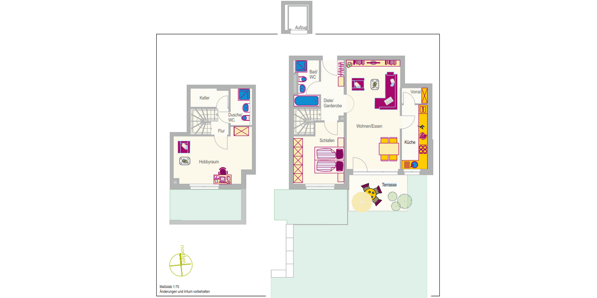 Etagenwohnung Tamm - 3.5 Zimmer, 92 m&sup2;, 1.390&euro; | Angebot:27521661