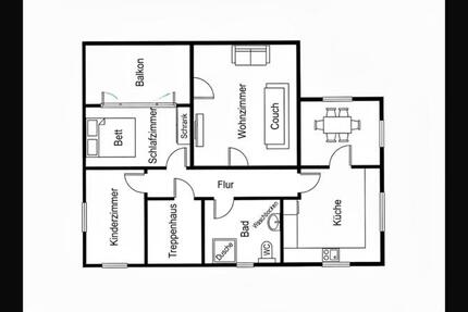 Wohnung Aspach - 4 Zimmer, 85 m&sup2;, 1.400&euro; | Angebot:25576418
