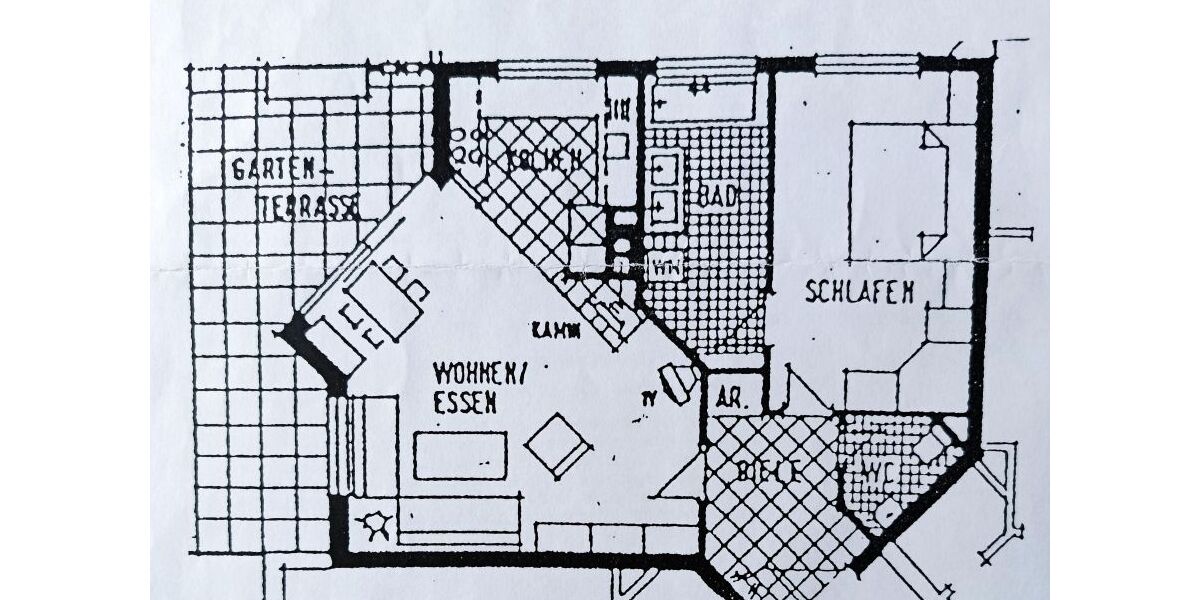 Provisionsfrei* 2-Zimmer-EG-Wohnung mit Terrasse, großem Gartenanteil und TG-Stellplatz (vermietet) - Erdgeschoßwohnung Böblingen Böblingen (Stadt) | Angebot:24766338