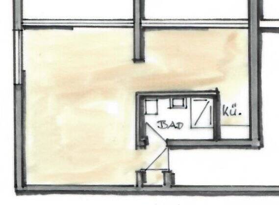 Etagenwohnung Ditzingen Hirschlanden - 2 Zimmer, 51 m&sup2;, 189.000&euro; | Angebot:25702871