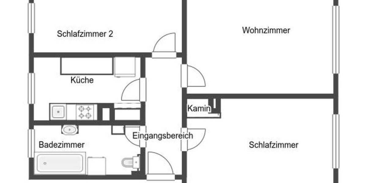 Etagenwohnung Stuttgart Ost - 3 Zimmer, 70 m&sup2;, 270.000&euro; | Angebot:25717331