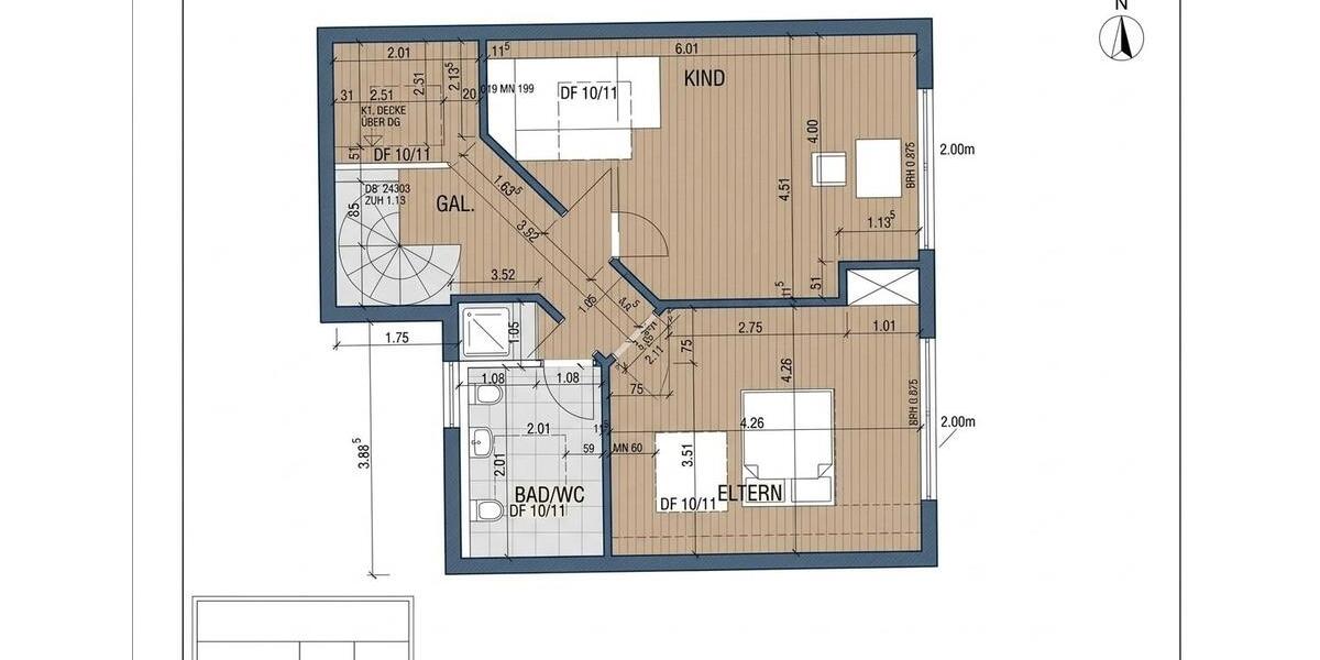Maisonettenwohnung Leinfelden-Echterdingen Echterdingen - 4 Zimmer, 109 m&sup2;, 475.000&euro; | Angebot:26569335