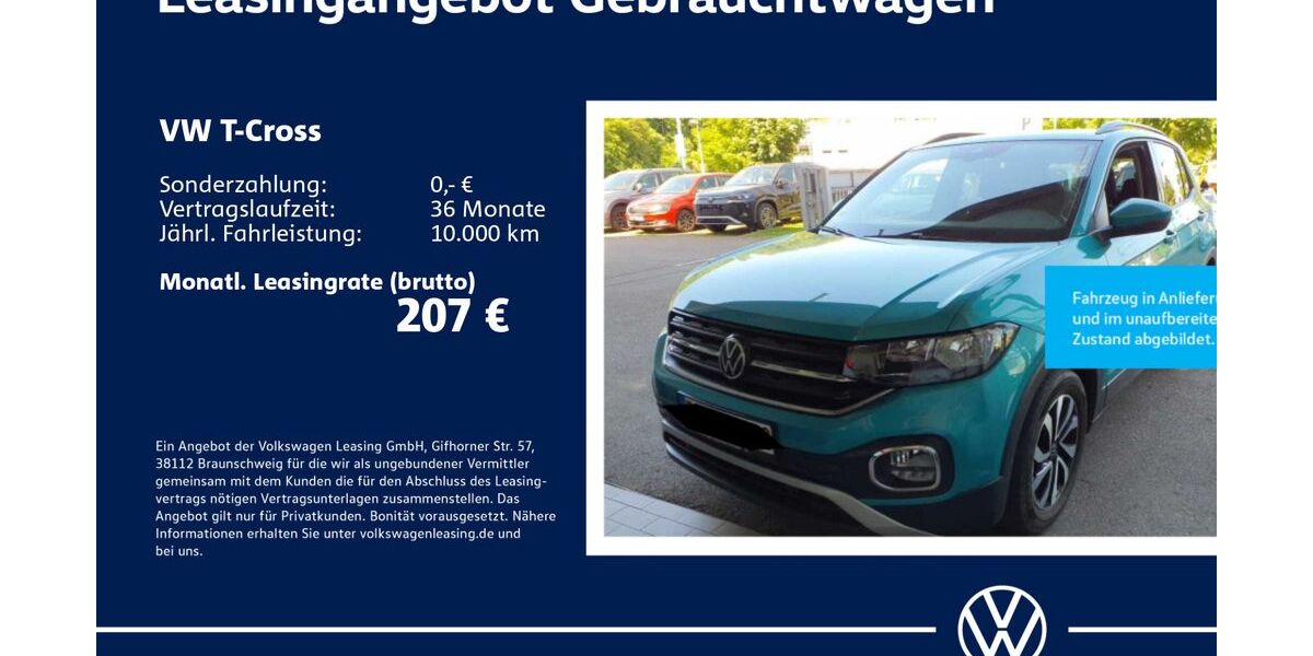 VW T-Cross 51.821 km 16.630 &euro; Stuttgart-Wangen 70188