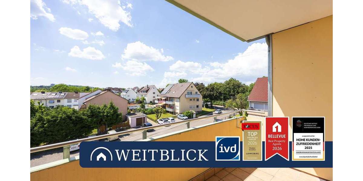 Etagenwohnung Ludwigsburg Oßweil - 3 Zimmer, 70 m&sup2;, 195.000&euro; | Angebot:26869520