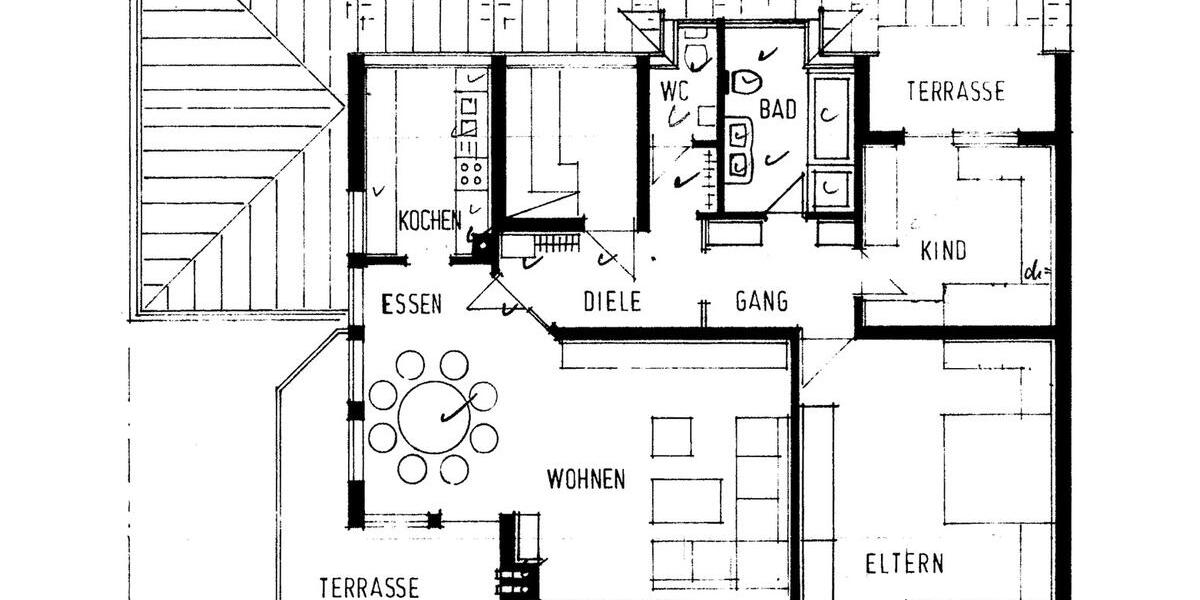 Dachgeschoßwohnung Winnenden - 3.5 Zimmer, 106 m&sup2;, 1.150&euro; | Angebot:25992753