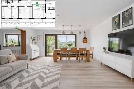 Wohnung Esslingen Oberesslingen - 4.5 Zimmer, 137 m&sup2;, 385.000&euro; | Angebot:25973005