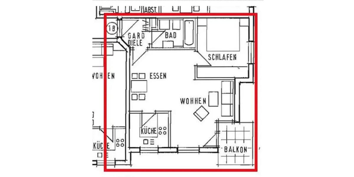 Etagenwohnung Plochingen - 2 Zimmer, 51 m&sup2;, 209.000&euro; | Angebot:26287984