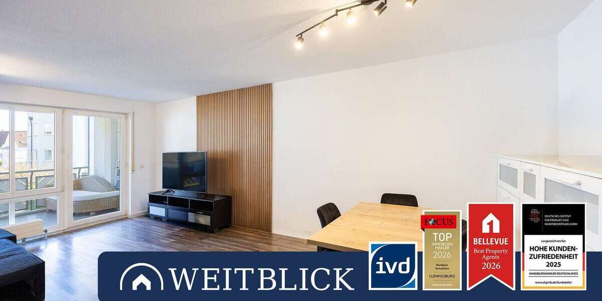 Etagenwohnung Sachsenheim - 2.5 Zimmer, 62 m&sup2;, 770&euro; | Angebot:25925743