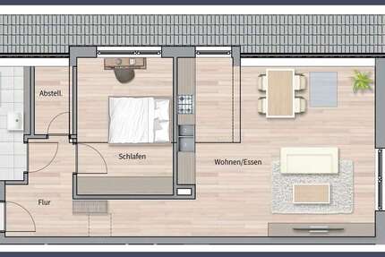 Wohnung Leinfelden-Echterdingen Echterdingen - 2 Zimmer, 67 m&sup2;, 449.000&euro; | Angebot:24016289