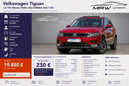 VW Tiguan 73.209 km 19.850 &euro; Gerlingen 70839