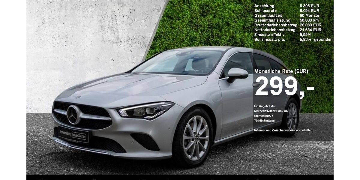 Mercedes-Benz CLA 200 Shooting Brake 70.100 km 25.680 &euro; Esslingen 73730