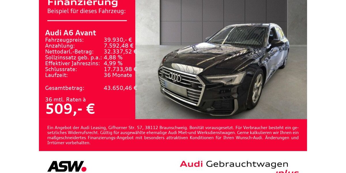 Audi A6 91.300 km 39.930 &euro; Heilbronn 74074