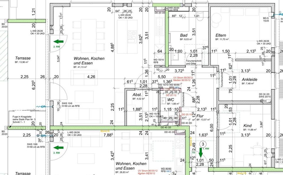 Erdgeschoßwohnung Beilstein - 3.5 Zimmer, 104 m&sup2;, 1.450&euro; | Angebot:25819695