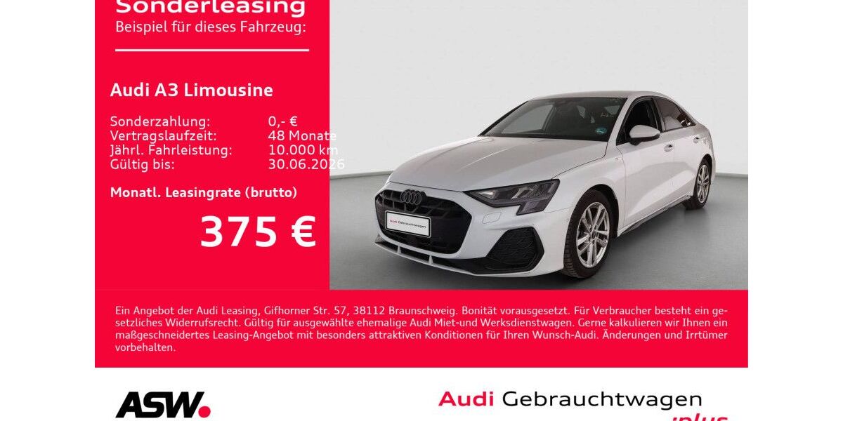 Audi A3 16.500 km 33.930 &euro; Heilbronn 74074