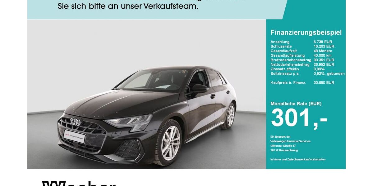 Audi A3 14.065 km 33.690 &euro; Weil der Stadt 71263
