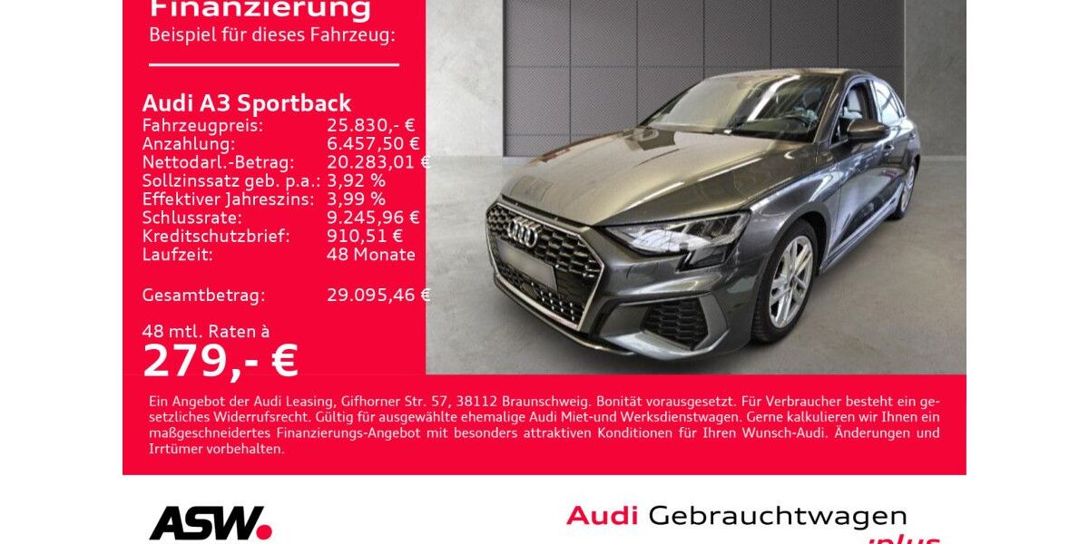 Audi A3 88.800 km 24.630 &euro; Heilbronn 74074