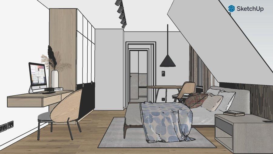 Dachgeschoßwohnung Stuttgart Mühlhausen - 1 Zimmer, 24 m&sup2;, 135.000&euro; | Angebot:27166095