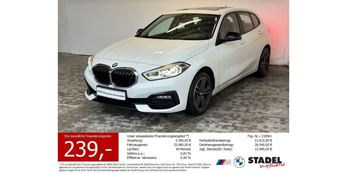 BMW 118 36.154 km 22.849 &euro; Heilbronn 74074