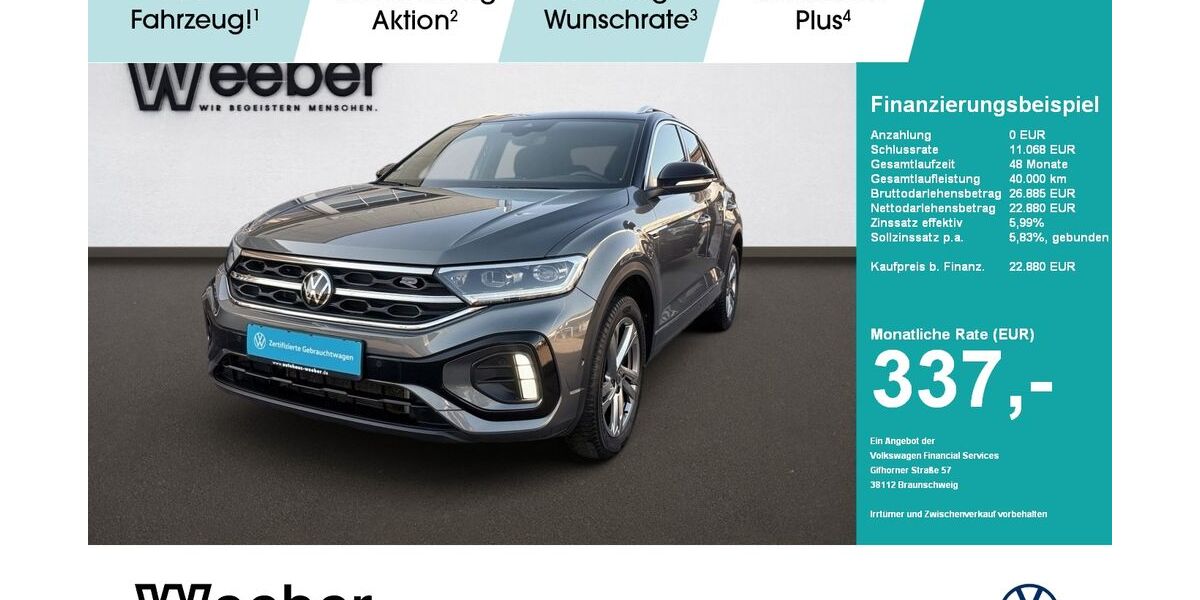 VW T-Roc 45.043 km 22.390 &euro; Weil der Stadt 71263