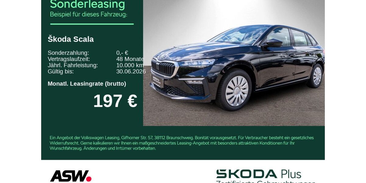Skoda Scala 24.400 km 19.760 &euro; Heilbronn 74076