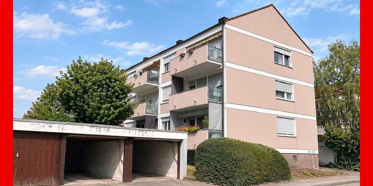 Etagenwohnung Ludwigsburg Oßweil - 3 Zimmer, 54 m&sup2;, 145.000&euro; | Angebot:27584911