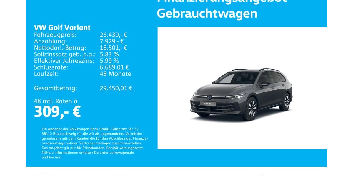 VW Golf 25.954 km 26.230 &euro; Stuttgart-Wangen 70188