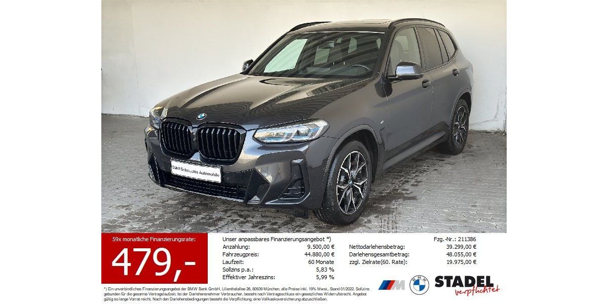 BMW X3 75.313 km 43.887 &euro; Heilbronn 74074