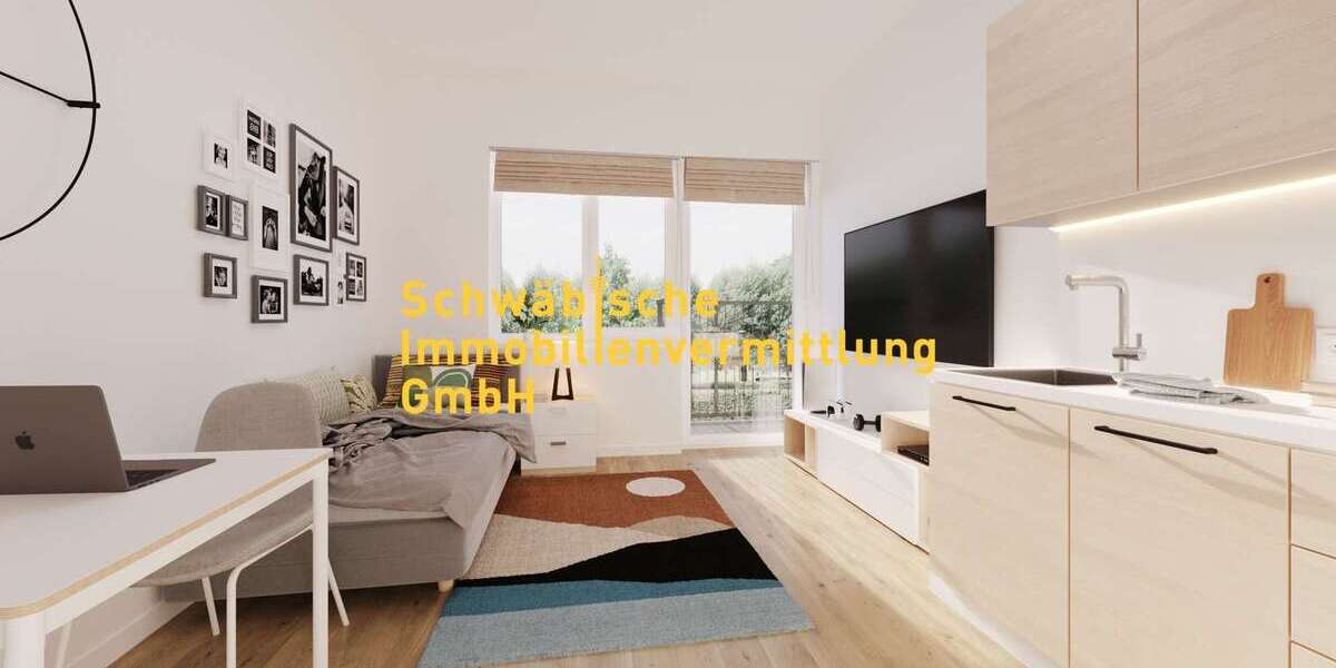 Etagenwohnung Stuttgart Neuwirtshaus - 1 Zimmer, 16 m&sup2;, 139.000&euro; | Angebot:23633203