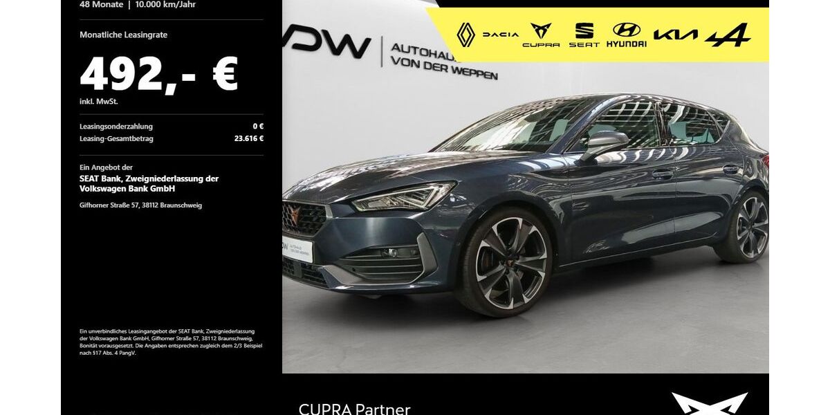 Cupra Leon 20.100 km 32.880 &euro; Heilbronn 74076