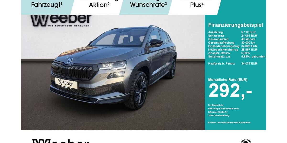 Skoda Karoq 7.491 km 34.079 &euro; Weil der Stadt 71263