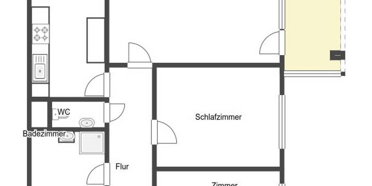 Etagenwohnung Kernen im Remstal Rommelshausen - 3 Zimmer, 83 m&sup2;, 280.000&euro; | Angebot:25970300